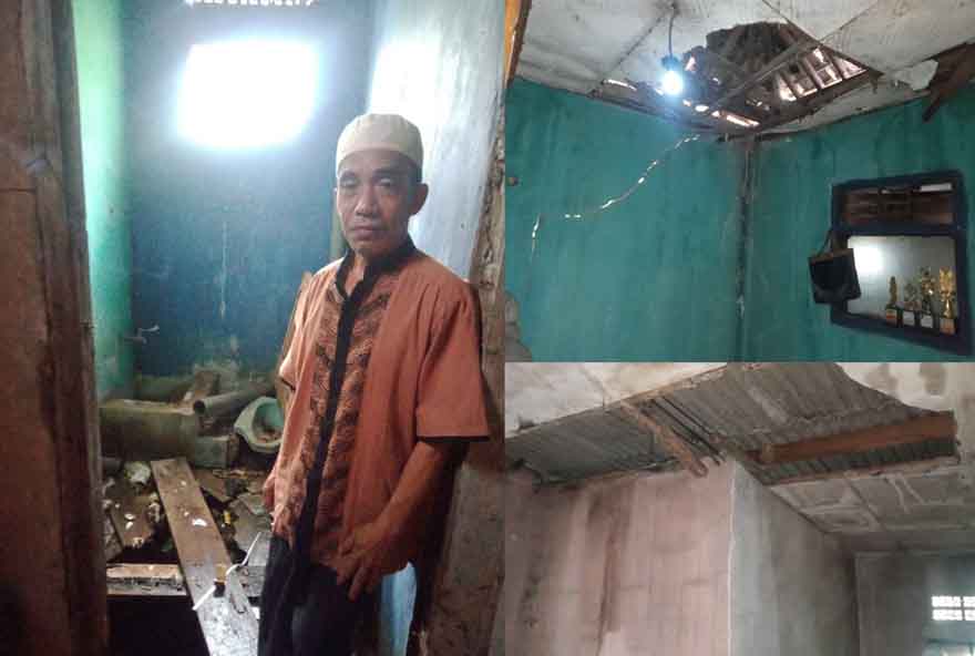 Eman, Warga Miskin Cigombong Bogor Belum Tersentuh RTLH. Rumahnya Sangat Memprihatinkan
